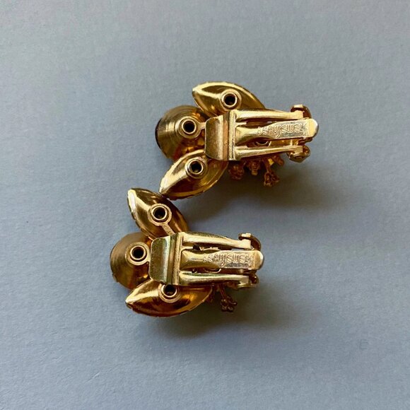 Vintage Beau Jewels Rhinestone Earrings - Picture 5 of 6